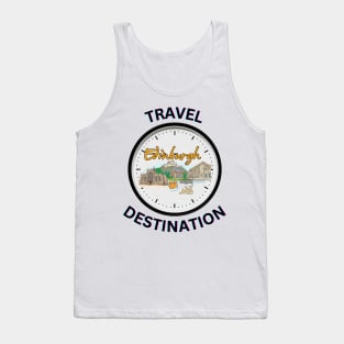 Travel to Edinburgh Tank Top